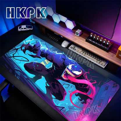 90x40cm Mouse Pad Gaming Large Dywan Gamer Keyboard HD Desk Mat Non-Slip Rubber Table Carpet Mousepad Venoms XXL For Computer