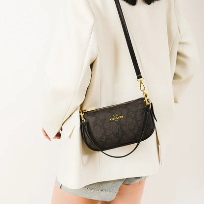 High-End Women's Underarm Shoulder Bag Classic Vintage Ladies Crossbody Handbag Elegant Designer Leather Messenger Bag For Women