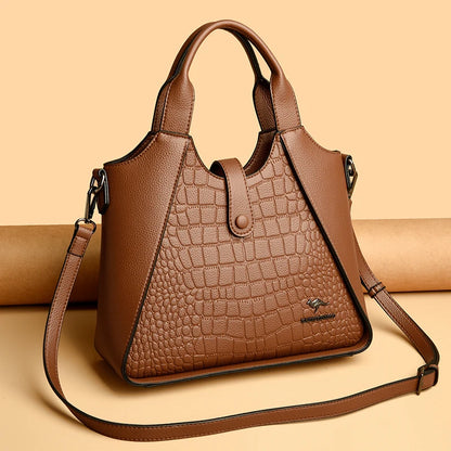 Luxury Designer Handbag Brand High Quality Soft Leather Bags 2024 Sac Crossbody Shoulder Bag For Womens Casual Tote Bag Bolsos