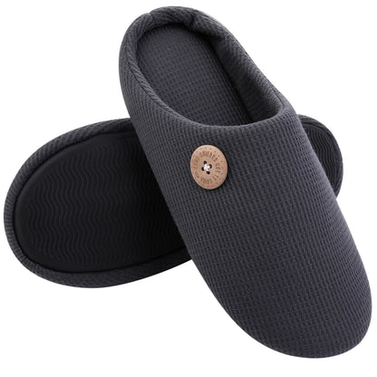 Comwarm Winter Warm Cotton Slippers For Women Men Flats Soft Non-slip Fluffy Shoes Design Slides Couple Indoor House Slippers