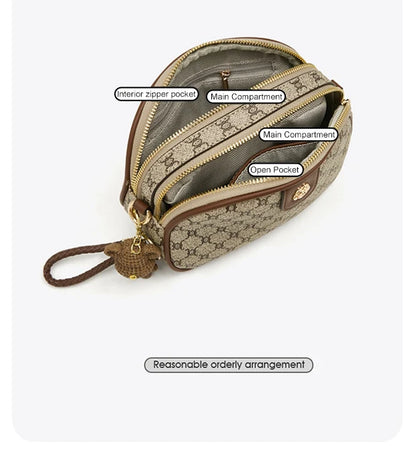 FOXER 2026 Fashion New Women's Shoulder Bag PVC Leather Female Crossbody Bag Chic Daily Lady Cellphone Bag Purse