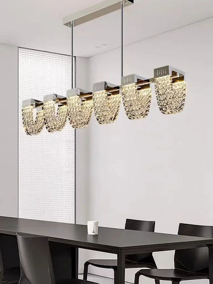 2025 New Home DecorationPendant Lights Luxury Crystal Living Room Chandelier Bedroom Pendant Lamp Ceiling Light  Indoor Lighting