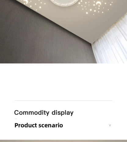 New Model Living Room Starlight Ceiling Lamp - Round Design Luxurious And High-End Modern And Minimalist Style Whirlwind Effect