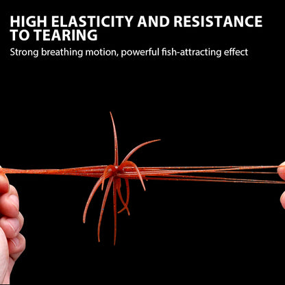 TREHOOK TPE Sea Urchin Soft Fishing Lure 9cm 4g 11cm 9g Silicone Bait for Bream Bass Pike Tilapia Winter Fishing