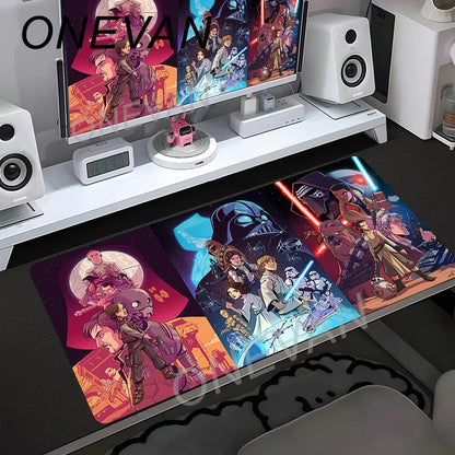 Star Wars Larger Mouse Pad XXL 900x400 Speed Pc Computer Keyboard Desk Mat Gaming Accessories Mousepad Durable Non-slip Mats