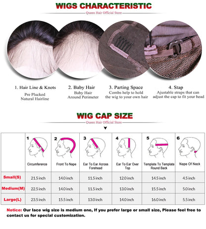 Queen Hair Body Wave True HD Lace 13x6 Lace Front Wig Brazilian Virgin Human Raw Hair For Woman Invisible Best Lace Frontal Wigs