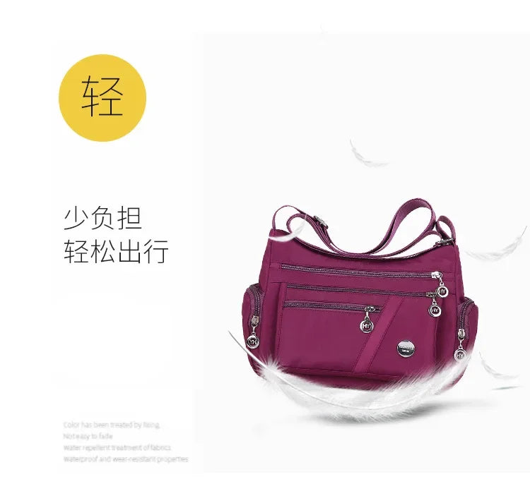 Fashion Casual Crossbody Shoulder Bag Women Bag Nylon Waterproof Messenger Bags For Lady Handbags High Quality Multifunctional