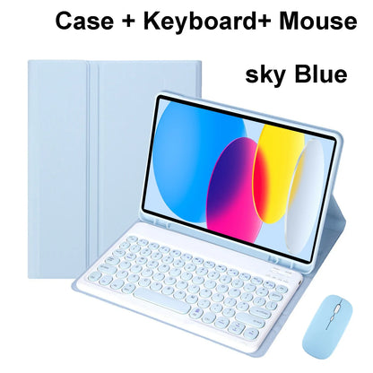 For iPad 11th Case Generation 11 Inch A16 2025, Bluetooth keyboard Covers For Apple iPad 11th Case 2025 Funda