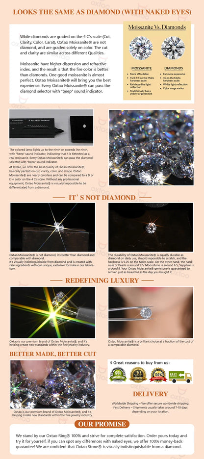Round Moissanite Pendant Necklace D VVS1 Diamond 5mm/4mm Mini Single Solitaire Necklace Clavicle Chain Wedding Female Jewelry
