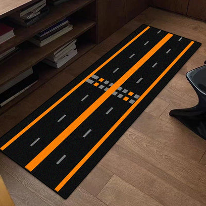 Motorcycle Special Carpet Anti-slip Bedroom Decor Rugs Creative Carpets for Living Room Home Long Strip Floor Mat Washable Rug
