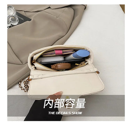 2026 Light Luxury Fashion Women'S  Shoulder Crossbody Bag Niche New Underarm Bag Fashionable Chain Bag Handbag Bag For Women