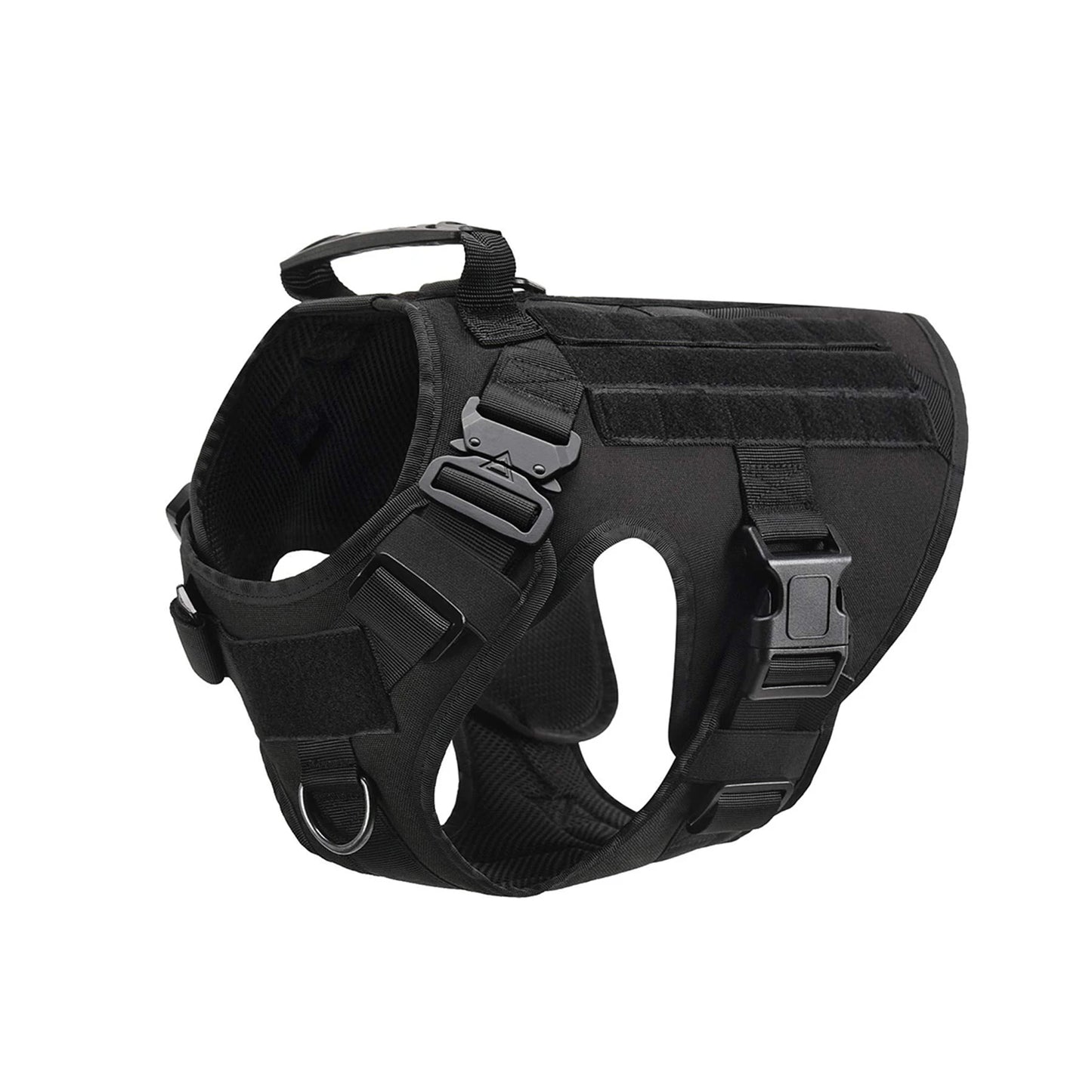 Dog Harness Collar Leash Molle Pouches For Medium Large Dogs Pet German Shepherd Training Walking Vest Tactical Dog Harnesses