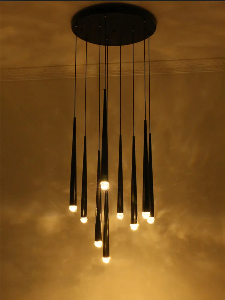 Deco Home Led chandelier crystal lamp for living room parlor Italy hanging crystal sconce Hotel fixtures Lustre Cristal lighting