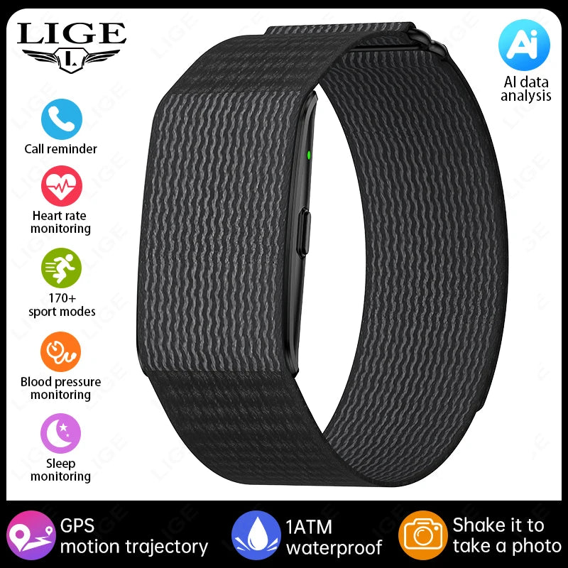 2026 No Screen Smart Watch for Men Women Fitness Tracker Heart Rate Blood Pressure Monitor HRV Sleep Sport Health Smart Bracelet