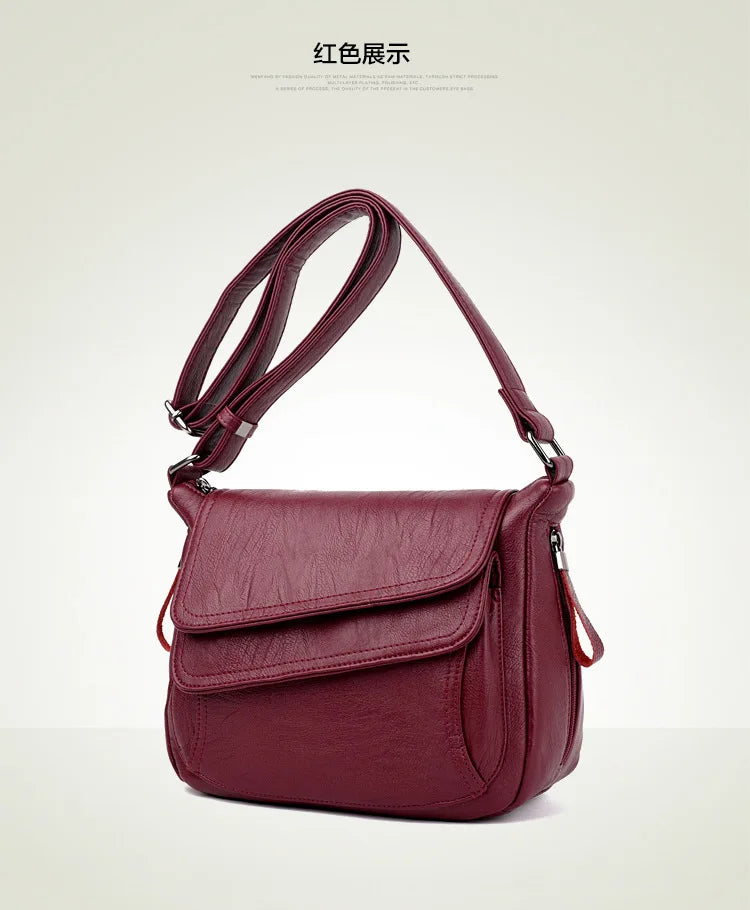 Luxury Designer Handbag High Quality Soft Leather Purses And Handbags Casual Shoulder Messenger Bags for Women 2024 New Sac