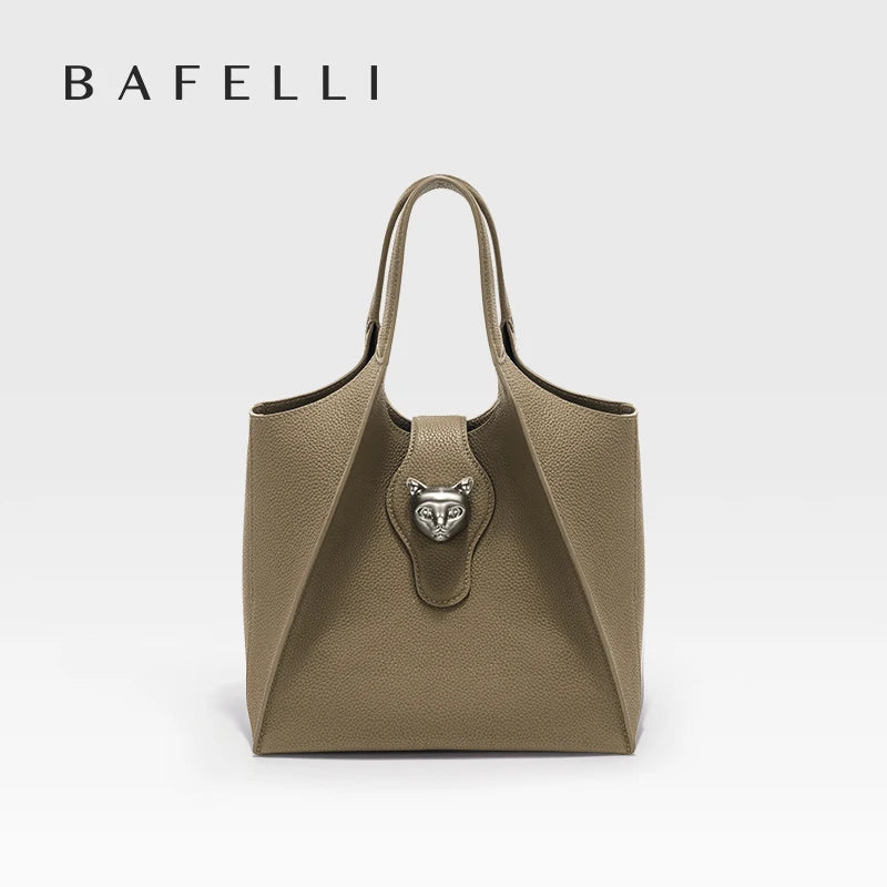 BAFELLI 2026 WOMEN'S HANDBAG TOTE TRAVEL BAGS GENUINE LEATHER CASUAL FASHION LUXURY BRAND UNISEX PURSE BUSINESS STYLISH DESIGNER