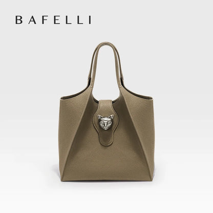 BAFELLI 2026 WOMEN'S HANDBAG TOTE TRAVEL BAGS GENUINE LEATHER CASUAL FASHION LUXURY BRAND UNISEX PURSE BUSINESS STYLISH DESIGNER