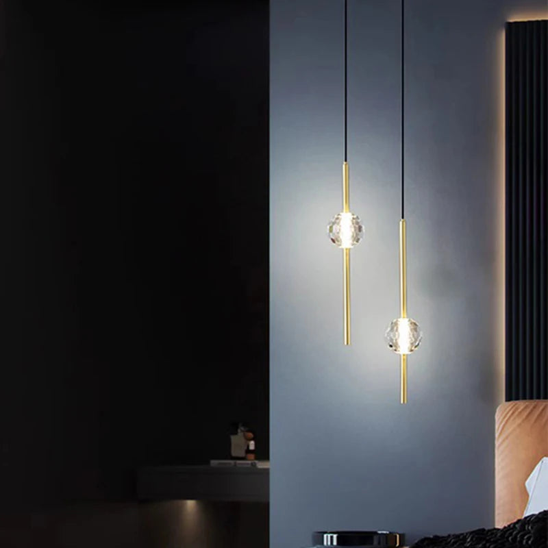 1pc Modern home decor led lights Bedroom lamp bedside pendant light lamps led Chandeliers hanging light indoor lighting