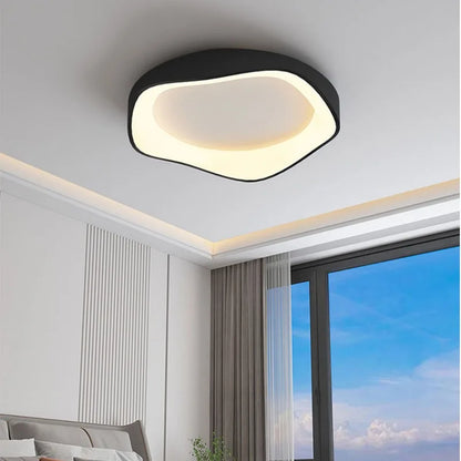 Modern LED Ceiling Lights Minimalist Black White Acrylic Lamp for Bedroom Study Living Room Hallway Entryway Lighting Fixtures