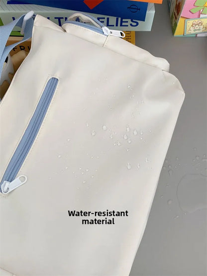 Trendy Transparent Crossbody Bag for Girls Large Capacity Shoulder Bags Fashionable School Style Texture and Versatile Ita Bag