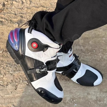 Motocross Racing Waterproof All-season Motorcycle Riding Shoes for Men and Women Off-road Racing Boots Motorbike Rider Boots