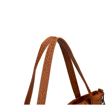 Genuine Brand Leather Women Handbag Luxury Designer Shoulder Crossbody Bags Ladies Purse Messenger Tote Bag Female Commuting Bag