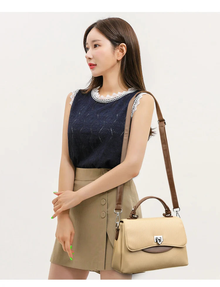 Luxury Large Capacity Multilayer Shoulder Messenger Bag High Quality Leather Handbag Women Designer Crossbody Sac Female Tote