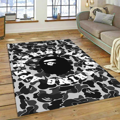 3D Printing B-BAPE Fashion Carpet Rug for Bedroom Living Room Home Sofa Decoration,Children Game Large Decor Floor Mat Gift