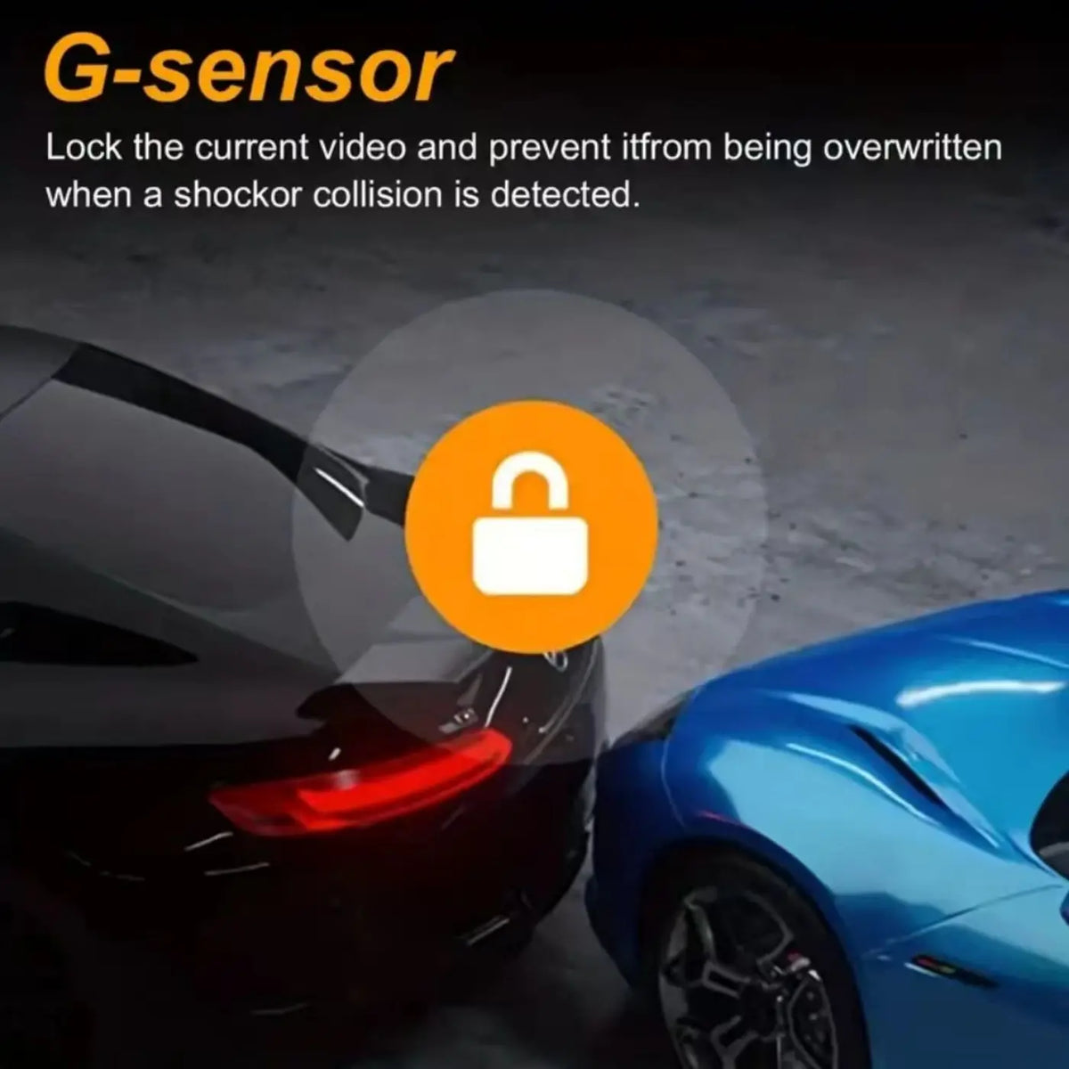 BCUOZ Dual-Lens Dashcam 1080P Front Camera And 720P Built-In Car Cameras Super Night Vision Loop Recording G-Sensor WDR 12-24V Car Plug Power Supply Optional 32GB Memory Card