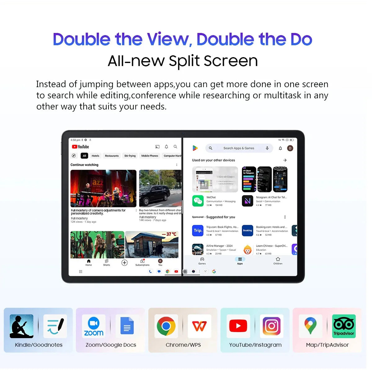 Global Version Unopened Tab16 Dual 4G Tablet 10.3 inch 2K FHD Android15 12GB+256GB ROM Tablet Laptop With SIM Card  Unisoc T616