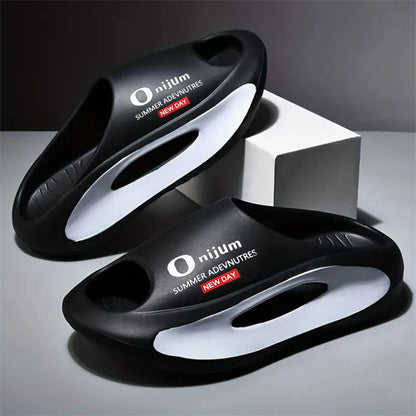 Men's Slippers EVA Non-slip Slides Fashion Slippers Comfortable Men's Slides Summer Sandals Home Indoor Shoes Big size
