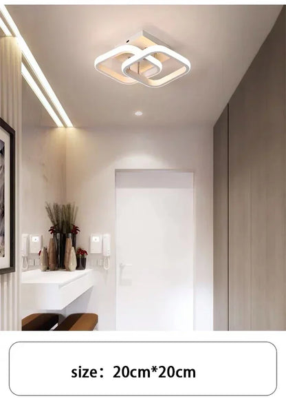 LED Strip Aisle Ceiling Lights Modern Minimalist Living Room Lamps For Balcony Entrance Staircase Home Decor corridor lamp
