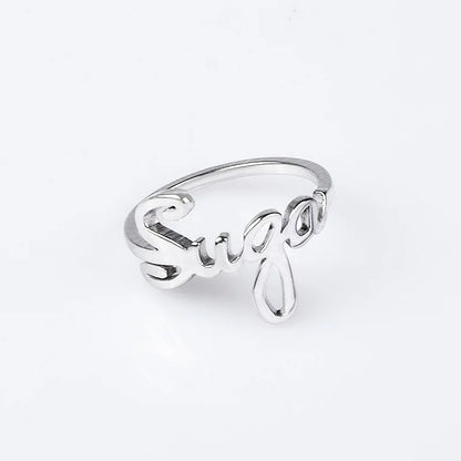 Kpop Group Members SUGA V J HOPE RM JIMIN Rings For Women Size 8# Anillos Mujer