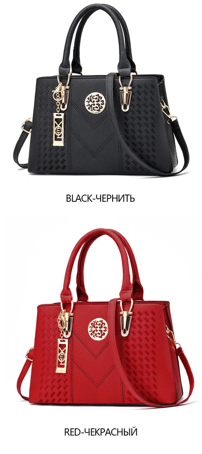 New Famous Designer Brand Bags Women Leather Handbags Luxury Ladies Hand Bags Purse Fashion Shoulder Bags Gift