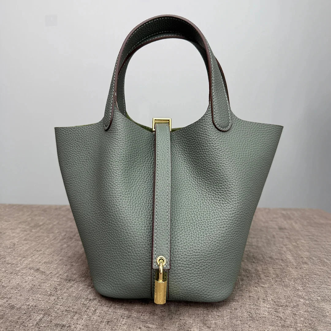 Women Bags Handbags Bucket Bag 18/22 Big Small Fashion Tote Bag Genuine Leather Luxury Quality Designers Lady Hand Bags