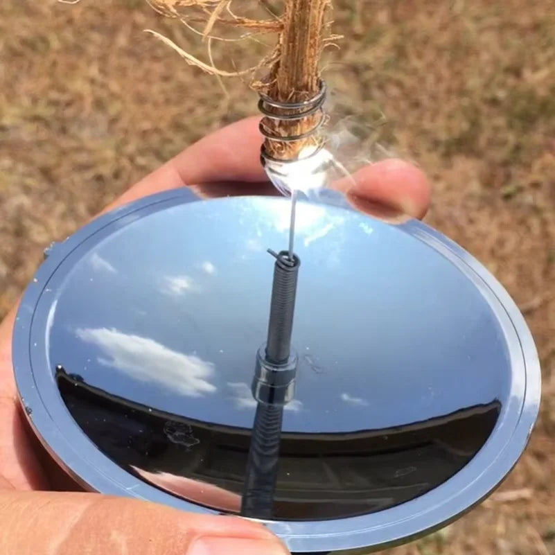 Outdoor Solar Ignition Lighter Camping Survival Fire Waterproof Windproof Travel Bag Portable Camping Hiking Emergency Supplies