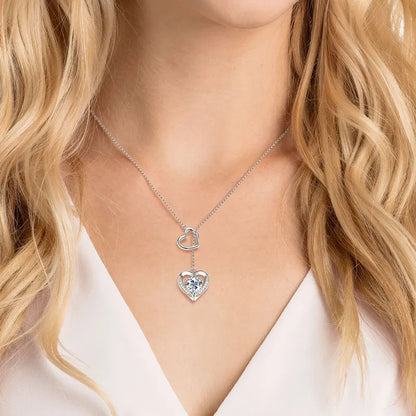 OXTAO Original Moissanite Heart Shaped Necklace Women's Necklace 925 silver Sparkling Lab Diamond Valentine's Day Jewelry Gift