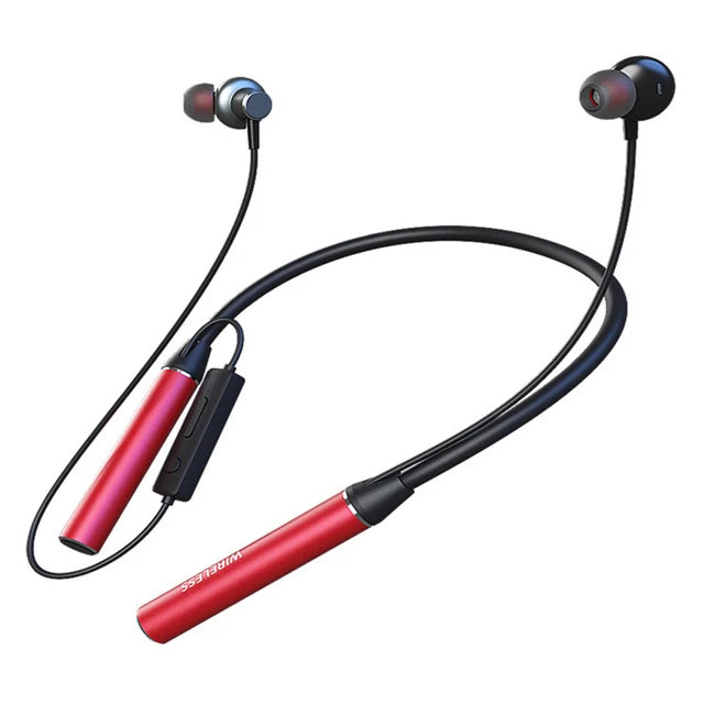 80 Hours Endurance Bass Bluetooth Headset With Microphone Stereo Neckband Headset Sports Headset TF Card