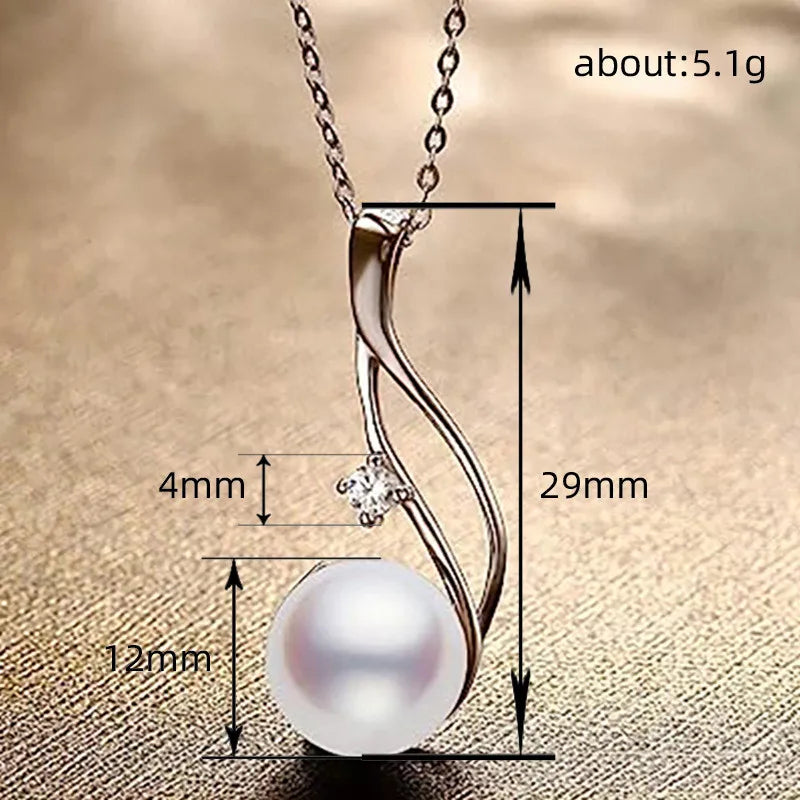 Simulated Pearl Necklace For Women Luxury Pearls Necklaces Korean Jewelry Gifts