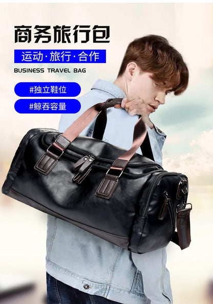 Tilorraine 2025 new men's travel bag, handbag, shoulder large capacity bag can hold shoes