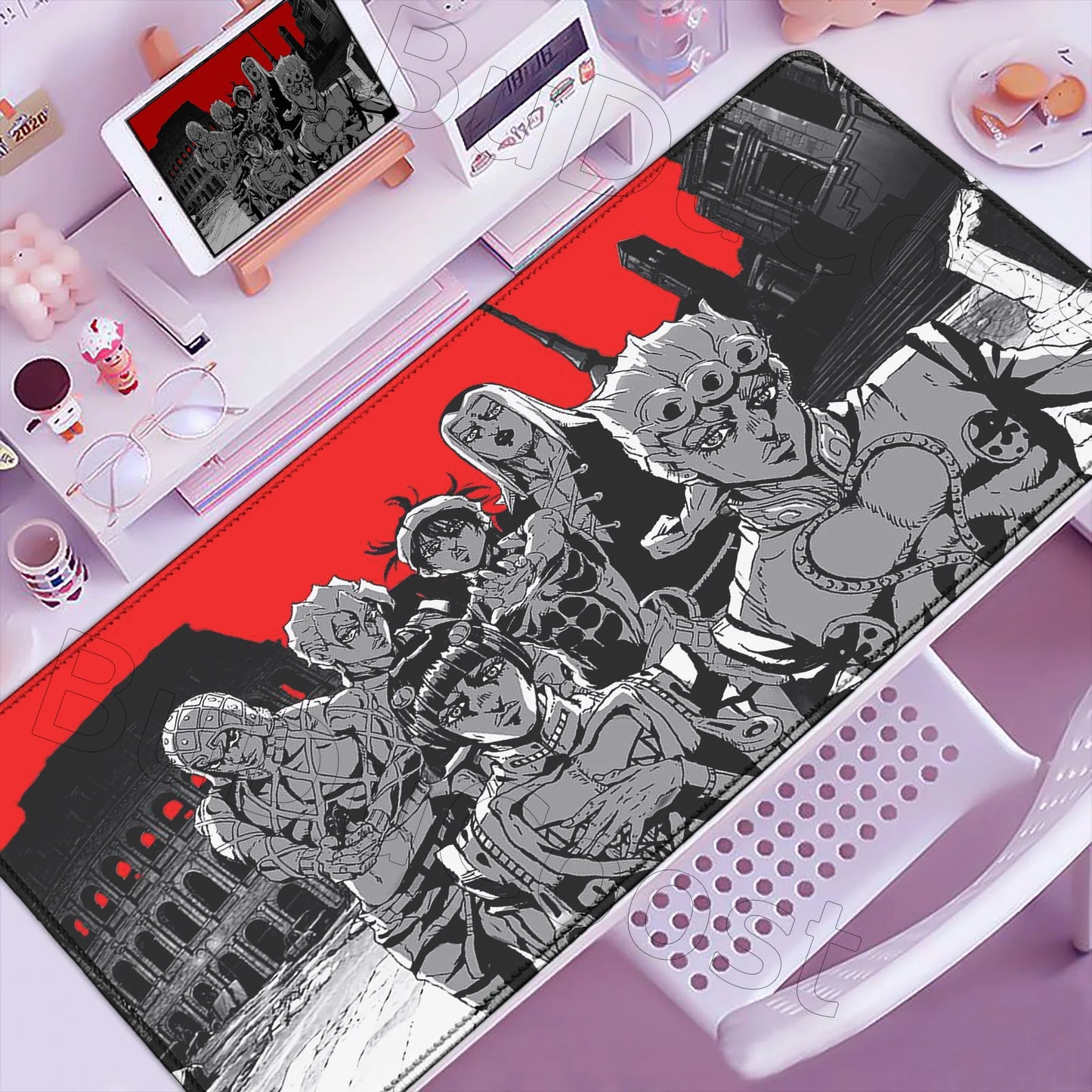 HD J-Jojo B-Bizarre A-Adventure Mouse Pad Gaming 900×400mm Mousepad Xxl Mouse Mat Offices Accessories Keyboard Pad Computer Desk