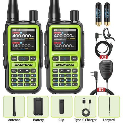 BAOFENG UV-5R Mini Walkie Talkie Multi Band｜Bluetooth Programming Wireless Copy Frequency｜999CH Portable Long Range Ham Radio