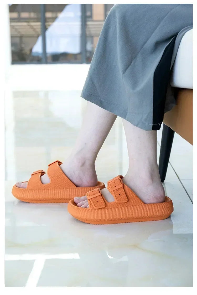 Cushion Sandals Women Men Cloud Soft Sole Slides Platform Slippers Eva Outdoor Sandals Non-slip Home Ciabatte Uomo Flip Flop