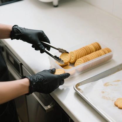 20/50/100PCS Black Nitrile Waterproof Gloves Dish Washing Kitchen Household Gloves Dog Wash Glove For Food Working Gloves