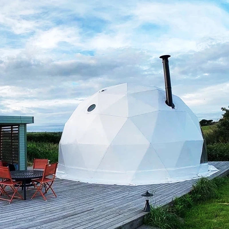 6m Transparent Dome Tent Geodesic Outdoor Camping Dome Tent for Glamping Wedding Event