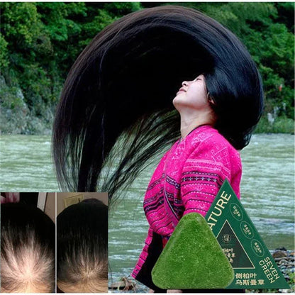 Arborvitae Leaf Shampoo Bar Usman Herbs Strengthen Hair Thicken Hair  Oil Control Anti-dandruff Oriental Natural Shampoo Bar