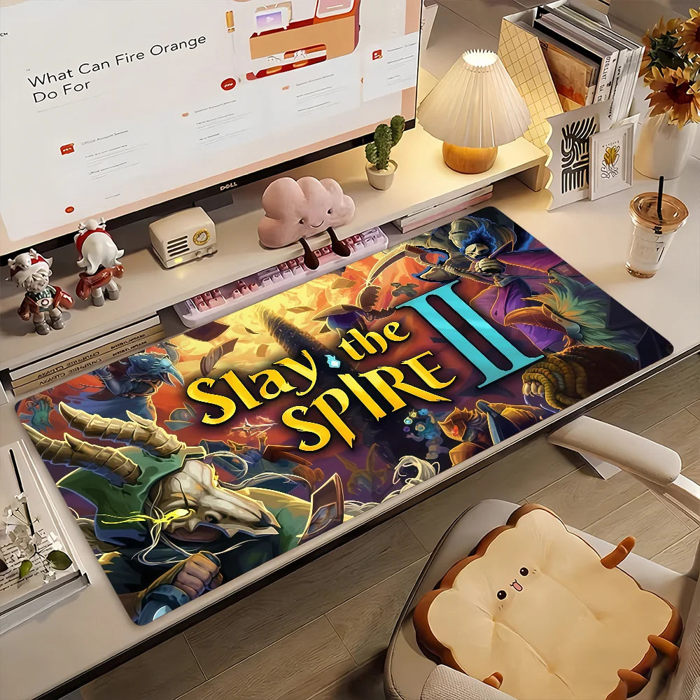 Game Slay the Spire  Mouse Pad Non-slip Rubber Computer Mat Gamer Balance Decoracion Deskmat Laptop Office Large