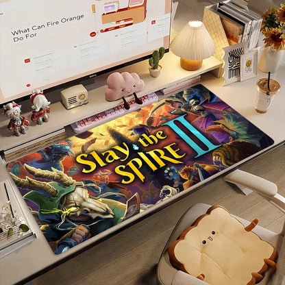 Game Slay the Spire  Mouse Pad Non-slip Rubber Computer Mat Gamer Balance Decoracion Deskmat Laptop Office Large