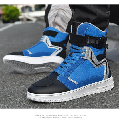 Professional Racing Drivers Outdoor Motor Can Racing Boots Stylish and Durable Motorbike Boots Off-road Road Motorcycle Shoes