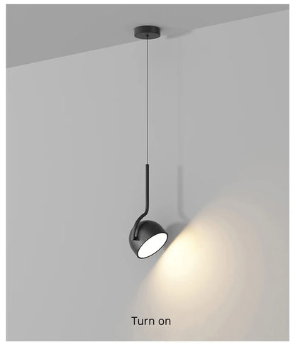 Dimming Simple Black White New LED Modern Pendant Lights Living Study Dining Room Bedroom Bedside Bar Loft Lamps Indoor Lighting